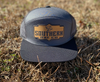 Charcoal 7 Panel Leather Patch Southern Hat