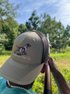 Hat With Bird Dog Design